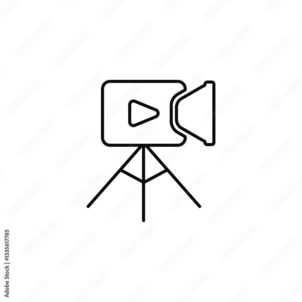 camera shooting flat icon logo design camera shooting flat icon logo design
