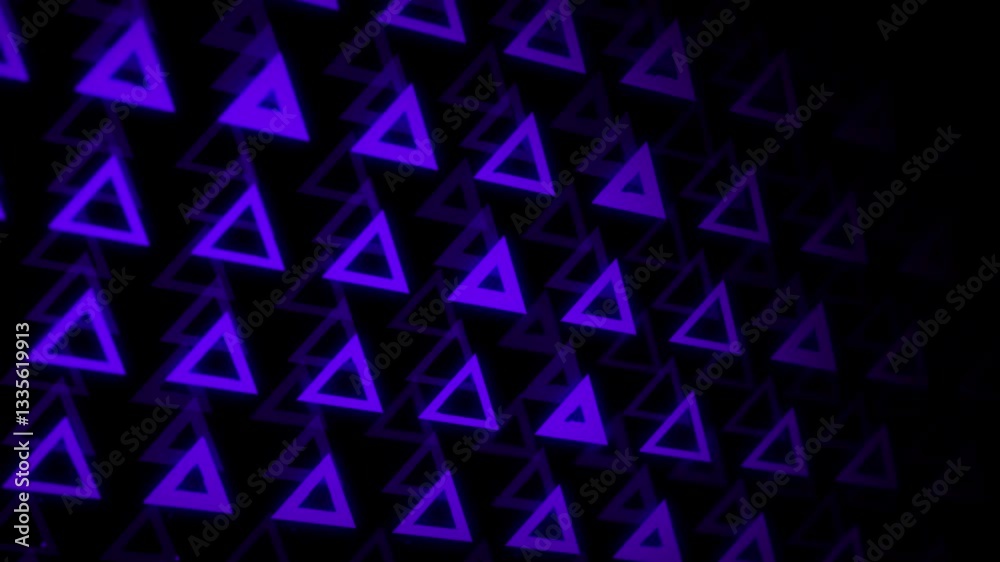 Abstract blue geometric triangle pattern, perfect for backgrounds, video elements, technology applications, creative video loops, and futuristic digital designs Abstract blue geometric triangle pattern, perfect for backgrounds, video elements, technology applications, creative video loops, and futuristic digital designs