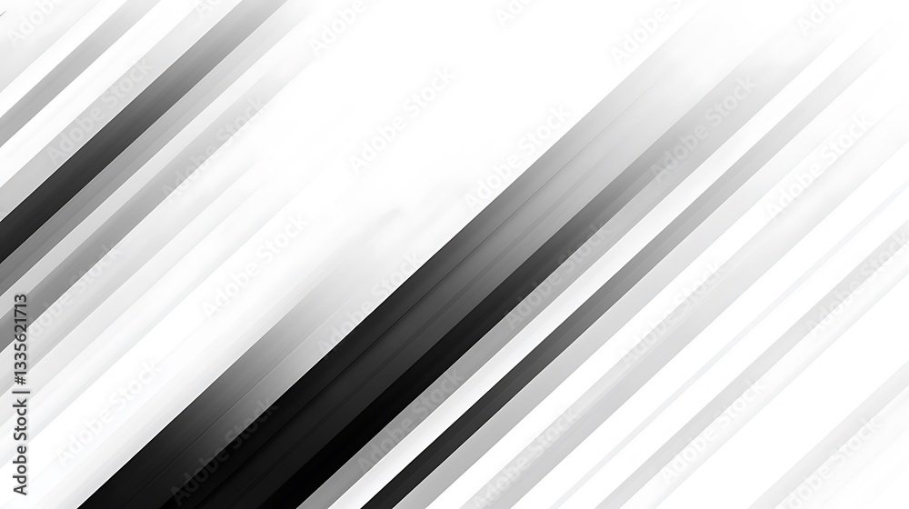 Obraz premium Diagonal Stripes Abstract White Background