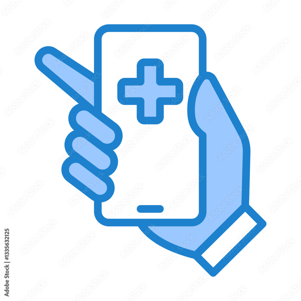 Technology In Health Icon Technology In Health Icon