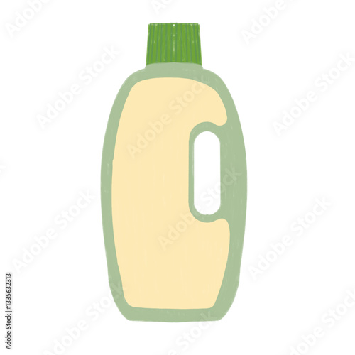 bottle of detergent