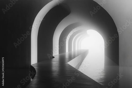 Focus on using negative space creatively, with minimalistic shapes or lines, allowing the empty areas to become a central element of the artwork