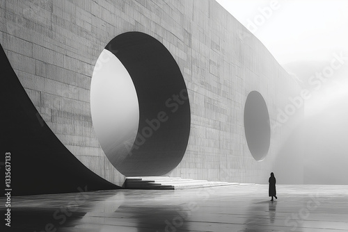 Focus on using negative space creatively, with minimalistic shapes or lines, allowing the empty areas to become a central element of the artwork
