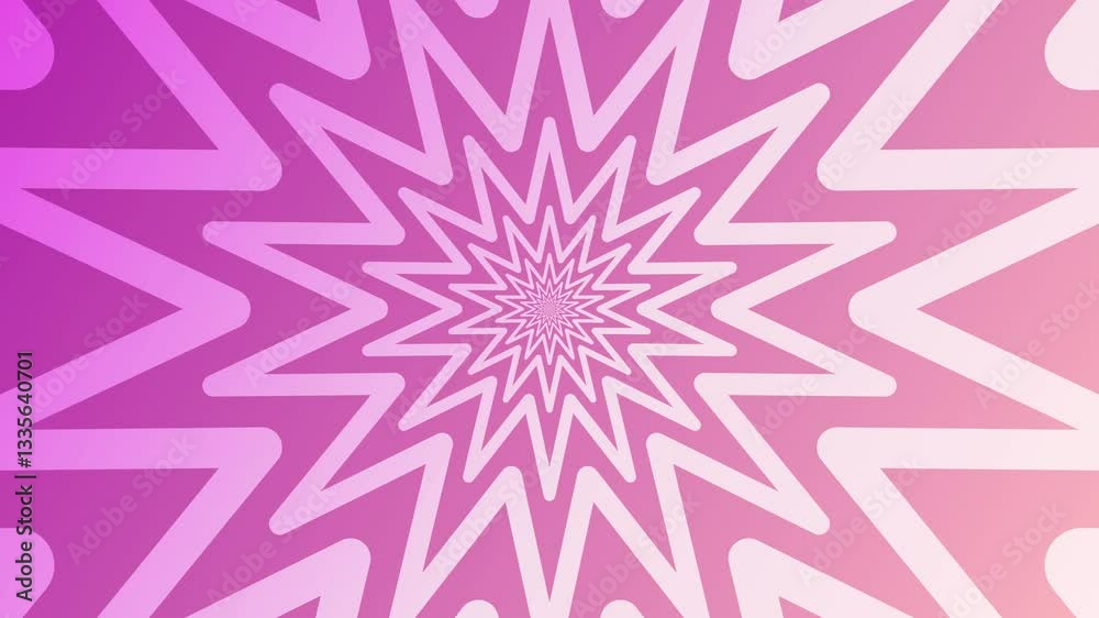 Pink abstract geometric background with starburst pattern for video loops, creative projects, artistic designs, modern decor, or digital presentations. Pink abstract geometric background with starburst pattern for video loops, creative projects, artistic designs, modern decor, or digital presentations.