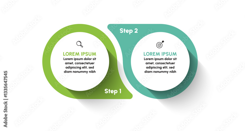 Business data visualization. timeline infographic icons designed for abstract background template milestone element modern diagram process technology digital marketing data presentation chart Vector