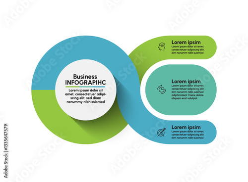 Business data visualization. timeline infographic icons designed for abstract background template milestone element modern diagram process technology digital marketing data presentation chart Vector