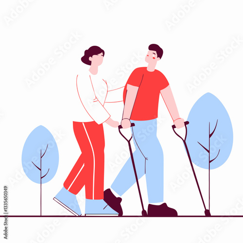 Physical therapy Medical Health Care Roundish Flat