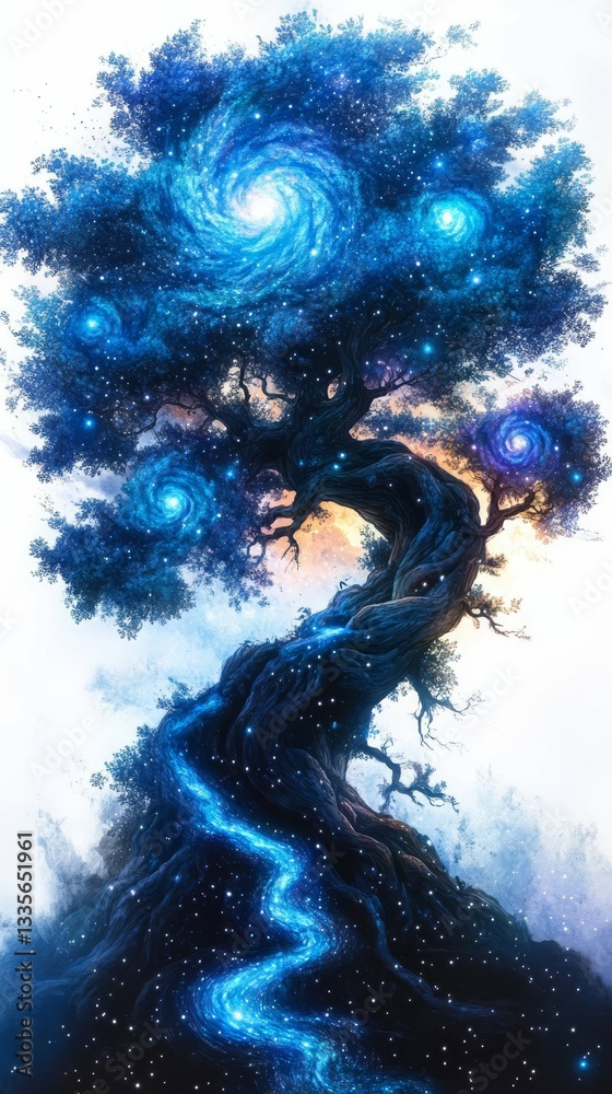Mystical Cosmic Tree of the Universe Mystical Cosmic Tree of the Universe