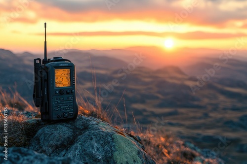  handheld ham radio transceiver.