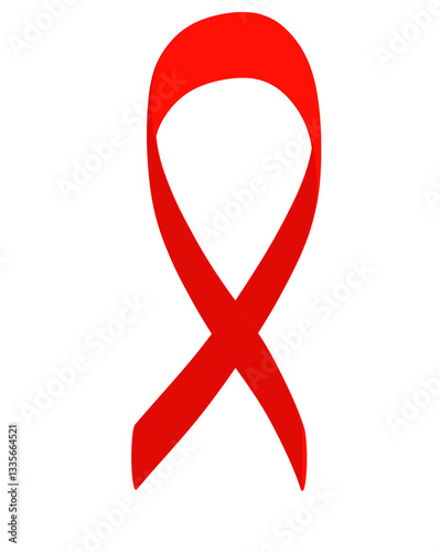 aids awareness ribbon vector