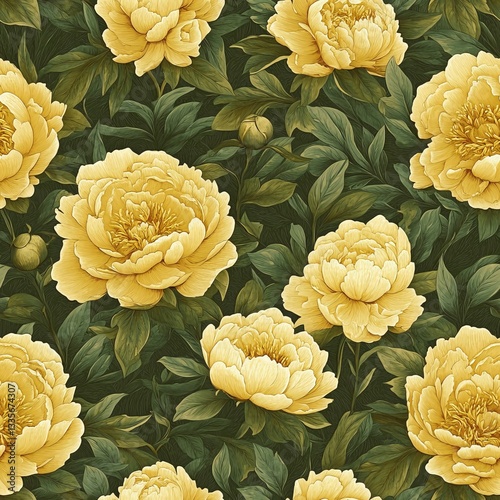 Elegant Elegant Gold Overview Luxurious Peony Feel photo