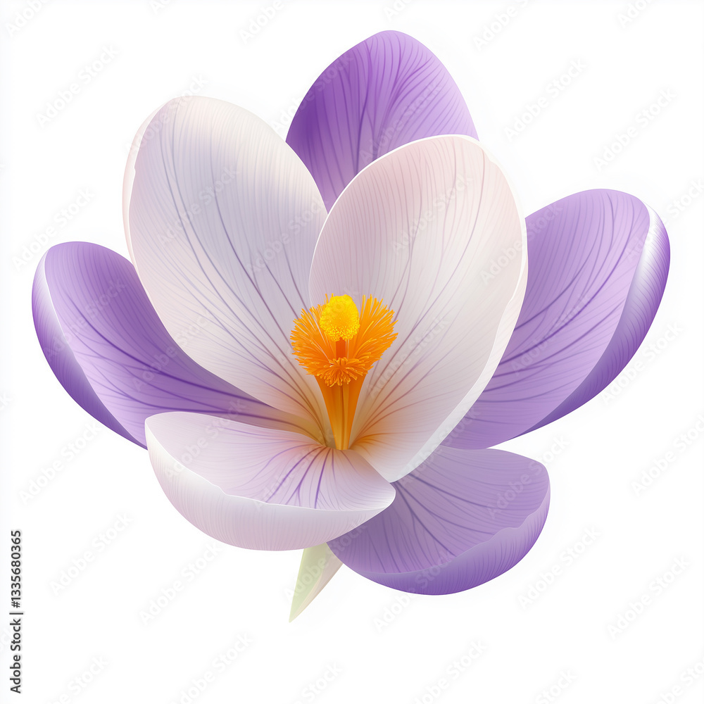 violet flower isolated on white background violet flower isolated on white background