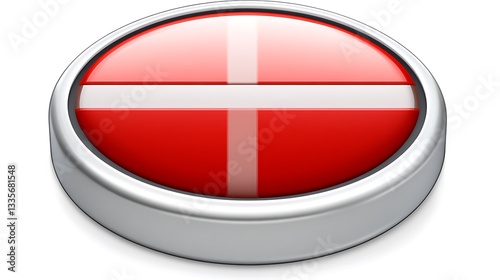 Free Download Danish flag button, digital graphic - GFXLoad