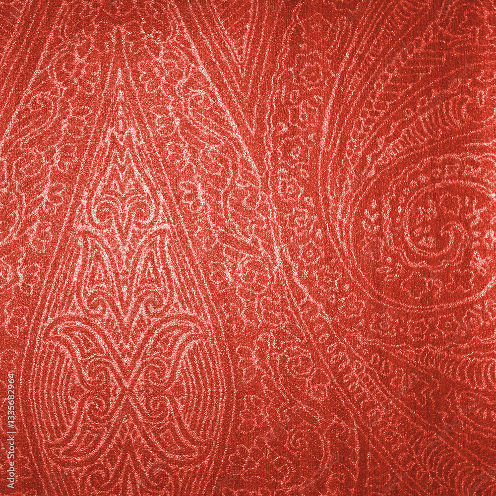 Paisley background paper or fabric, with floral damask and baroque, seamless ornamental pattern Paisley background paper or fabric, with floral damask and baroque, seamless ornamental pattern