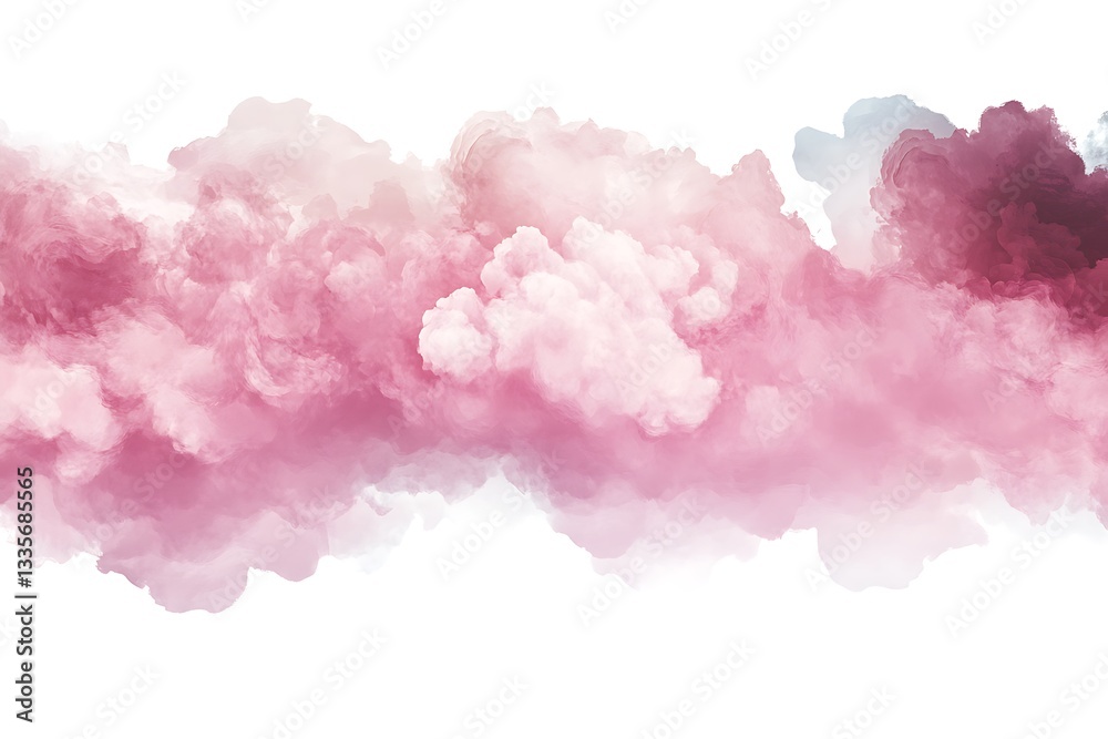 Pink, red, white smoke cloudscape Pink, red, white smoke cloudscape