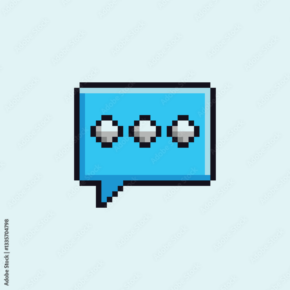 this is Speech bubbles icon in pixel art with simple color and white background this item good for presentations,stickers, icons, t shirt design,game asset,logo and your project. this is Speech bubbles icon in pixel art with simple color and white background this item good for presentations,stickers, icons, t shirt design,game asset,logo and your project.