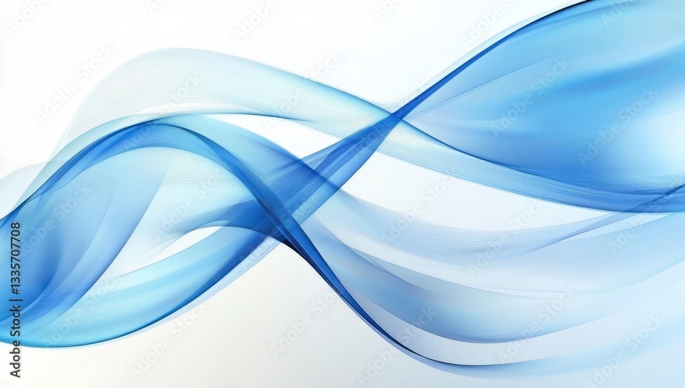 Fototapeta premium abstract blue wave