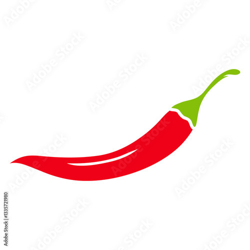 red chili pepper illustration