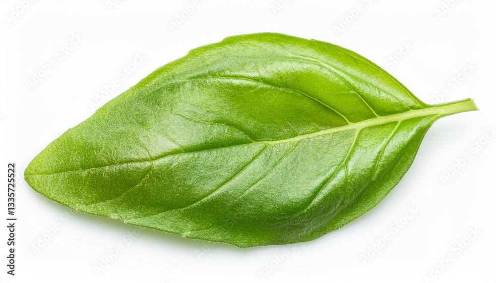 Obraz premium Fresh Basil Leaf