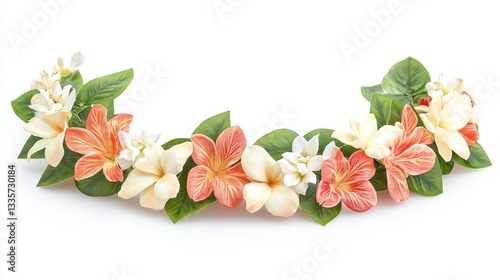 A bouquet of flowers with a white background