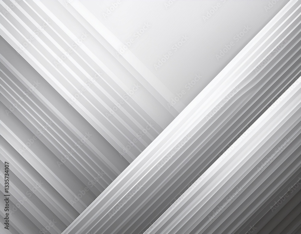 Obraz premium Grey white abstract stripe background geometry shine and layer element for presentation design. Suit for business, corporate, institution, party, festive.