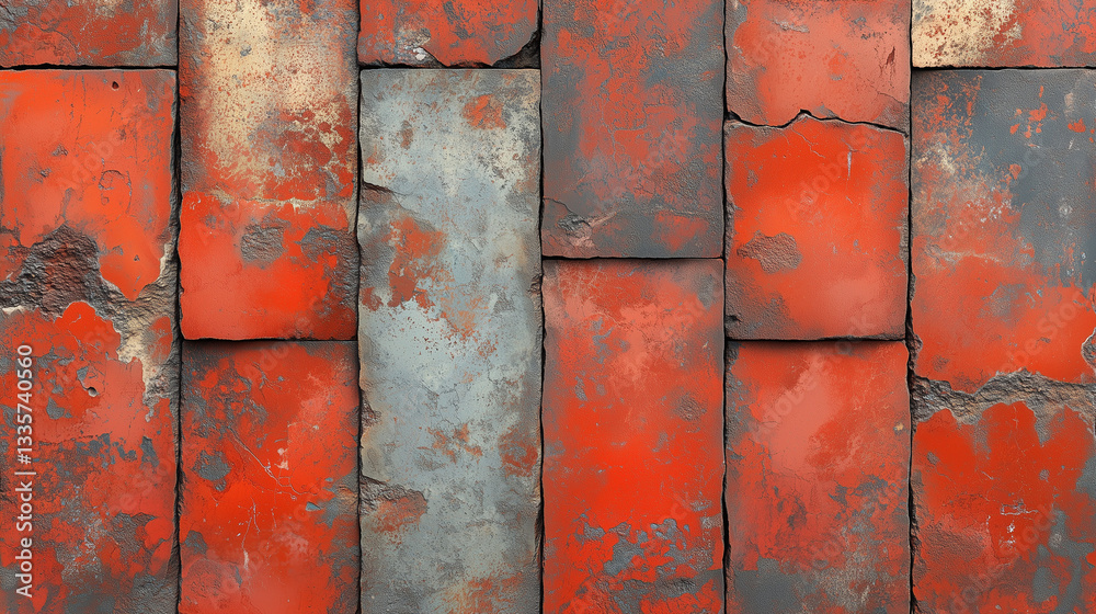Flat bright texture, top view