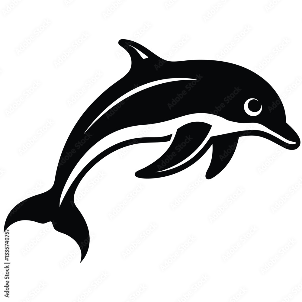 Obraz premium dolphin vector illustration