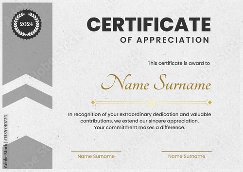 award certificate template design, Certificate of Appreciation template, Certificate of achievement, awards diploma. day 171