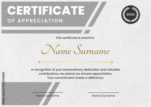 award certificate template design, Certificate of Appreciation template, Certificate of achievement, awards diploma. day 180