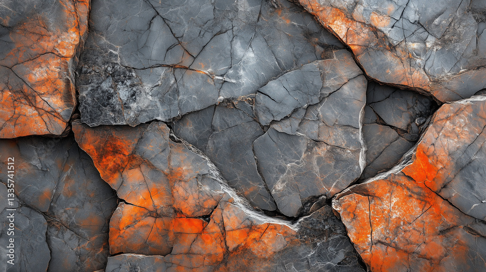 Flat bright marble texture top view