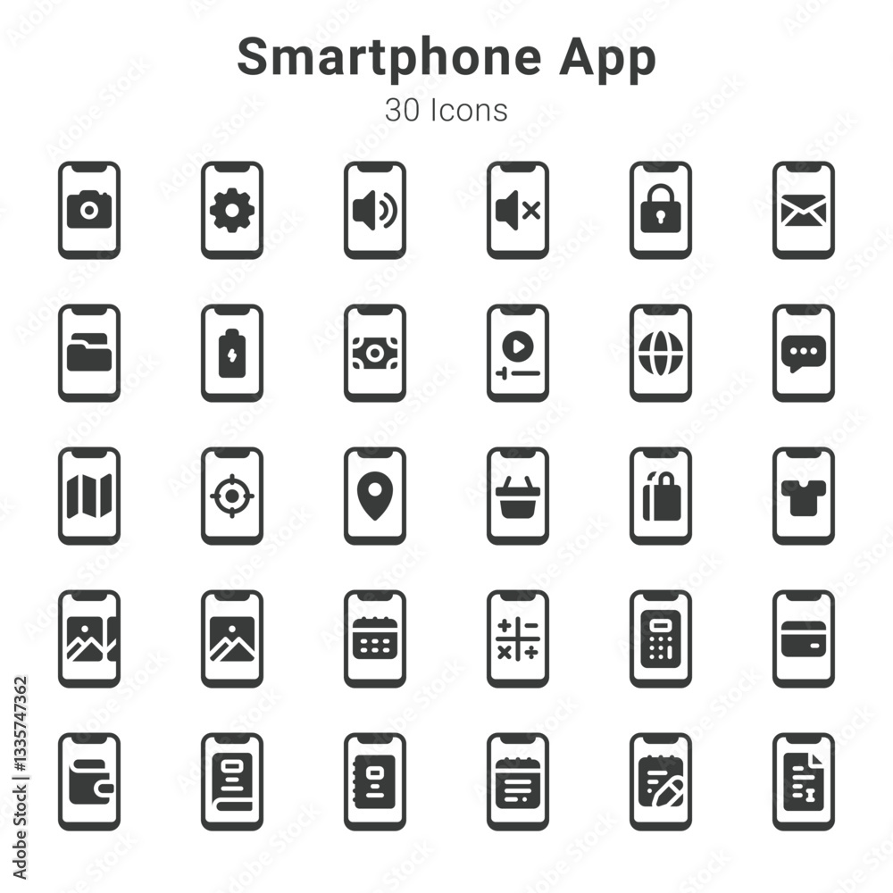 30 icon collections about smartphone app and related topics 30 icon collections about smartphone app and related topics