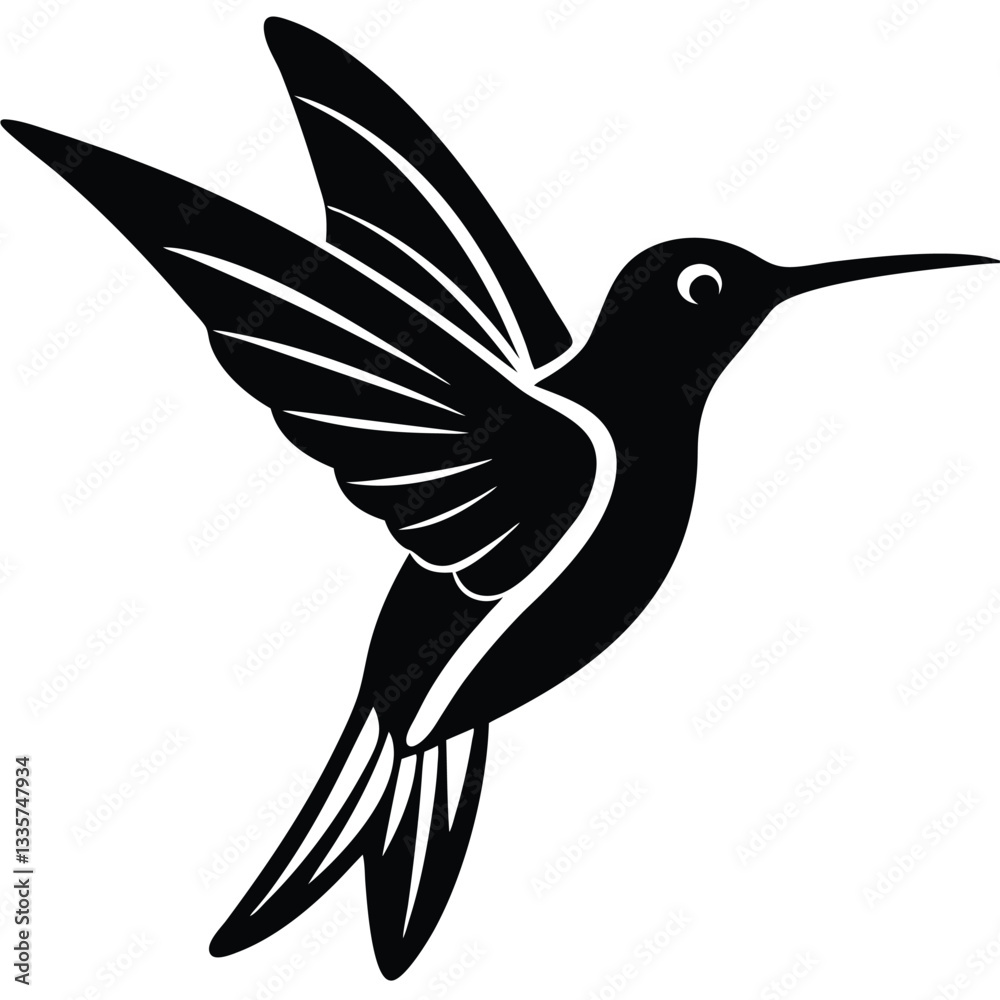 Obraz premium hummingbird vector illustration