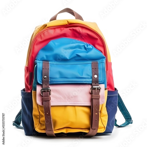 Vibrant Colorful Backpack for Stylish and Modern Teens and Adults