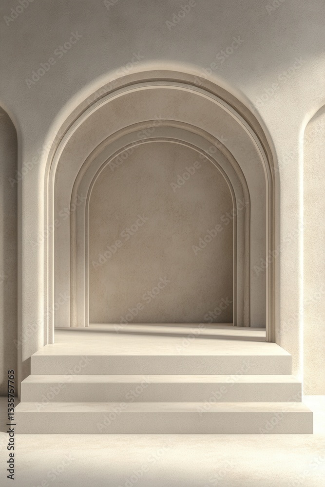Minimalist archway platform Minimalist archway platform