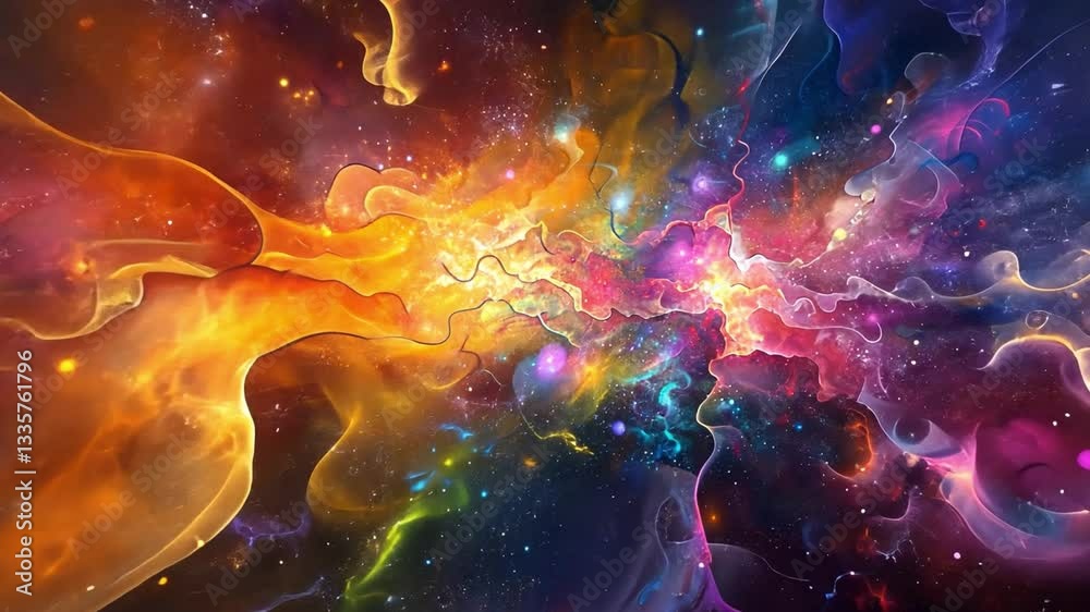 Vibrant Cosmic Explosion of Swirling Colors and Abstract Patterns Creates Mesmerizing Art, Evoking Wonder and Imagination in Dynamic Universe of Colorful Motion and Creative Expression Vibrant Cosmic Explosion of Swirling Colors and Abstract Patterns Creates Mesmerizing Art, Evoking Wonder and Imagination in Dynamic Universe of Colorful Motion and Creative Expression