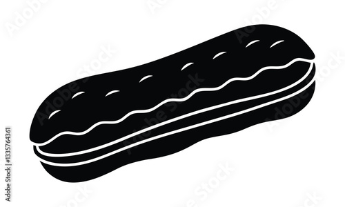 Sweet Cream Filled Eclair