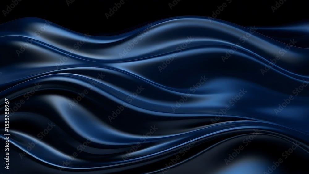 Fototapeta premium Abstract fluid holographic iridescent curved wave background .Digital waveforms, abstract background. Abstract background of modern tech gradient waves technology background.