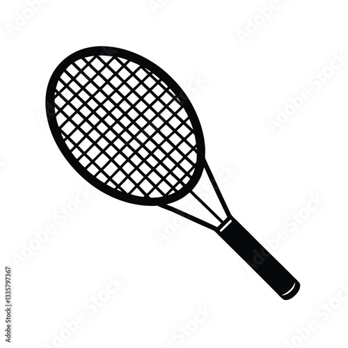 tennis racket vector illustration