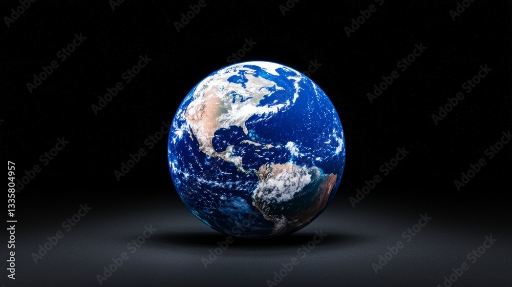 Fototapeta premium Stunning High Resolution Earth Globe Image Perfect for Environmental Projects