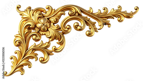 golden floral ornament
