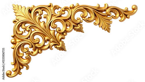 golden floral ornament