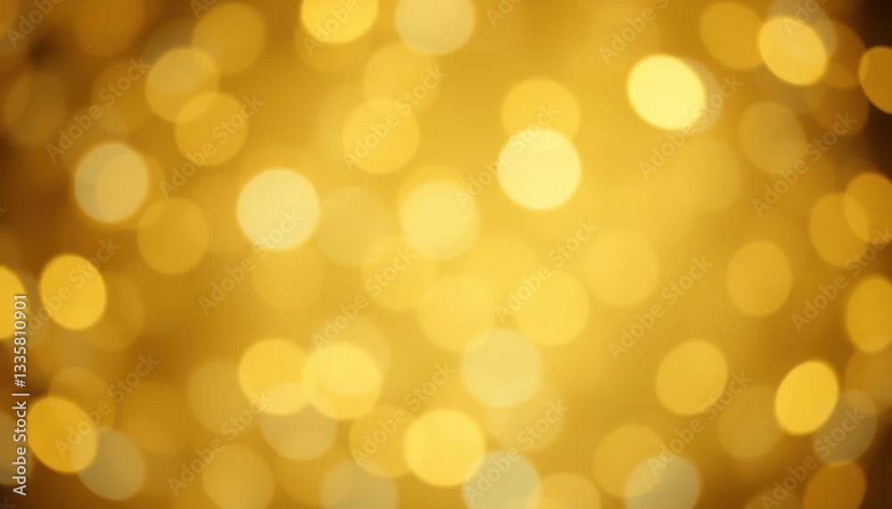 Fototapeta premium Dynamic Celebration, Golden Bokeh Lights, Abstract Background, Festive Atmosphere, Vibrant Colors