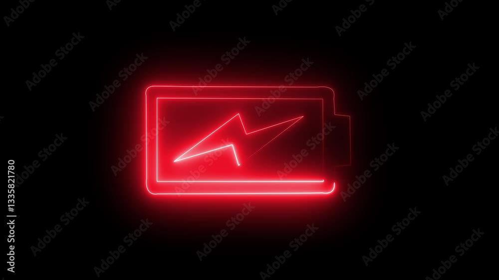 glowing neon sign