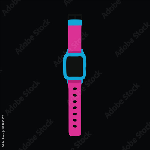 Retro 80s Vintage Vector Illustration Design
