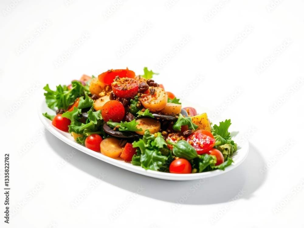 Vibrant Vegetable Salad with Cherry Tomatoes and Pistachios Vibrant Vegetable Salad with Cherry Tomatoes and Pistachios