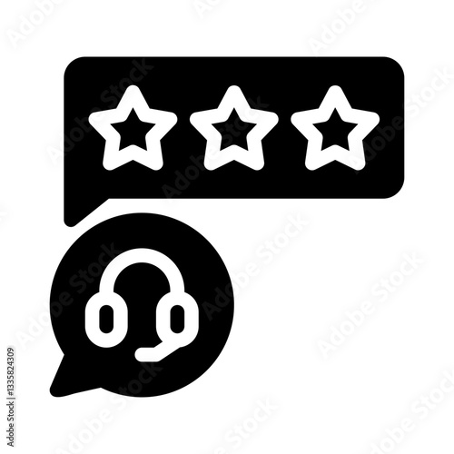 feedback glyph icon