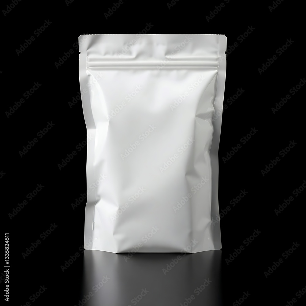 Blank White Ziplock Food Pouches Under a Golden Rain mockup Blank White Ziplock Food Pouches Under a Golden Rain mockup