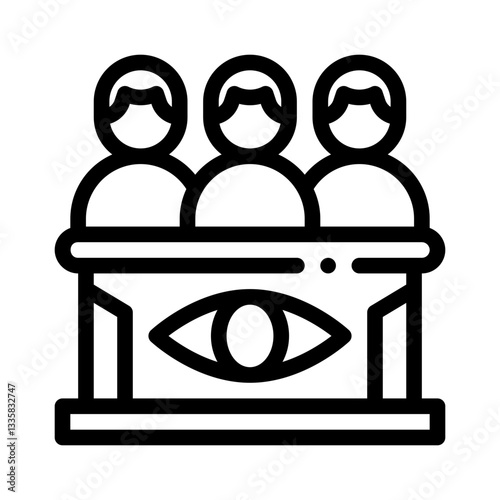 witness line icon