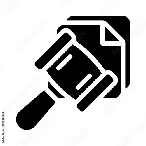 verdict glyph icon