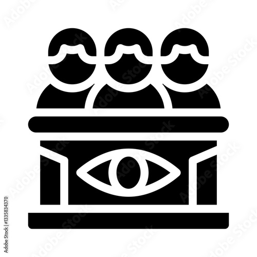 witness glyph icon